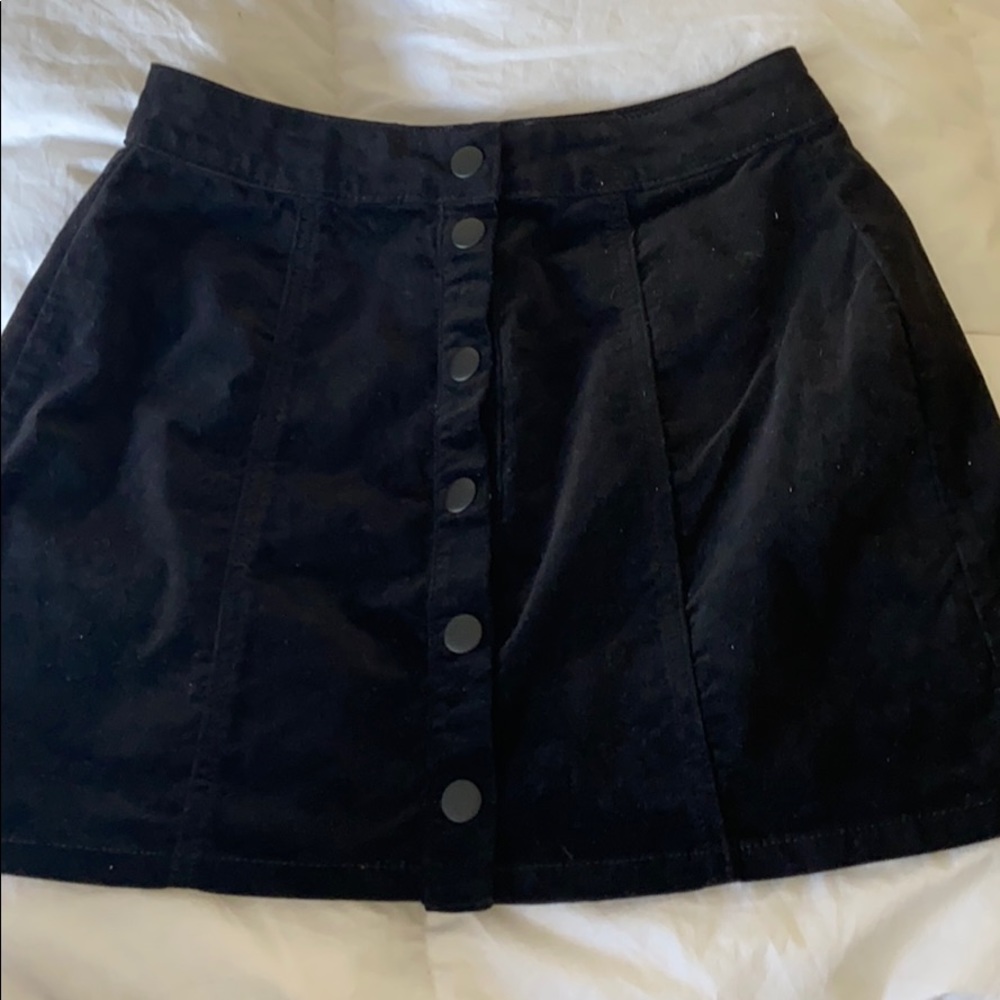 Brandy Melville Velvet Cord Skirt